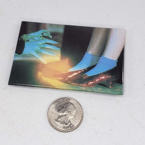 Wizard Of Oz Ruby Red Slippers Witch Magnet Kitchen Fridge 1995 - Picture 2 of 6